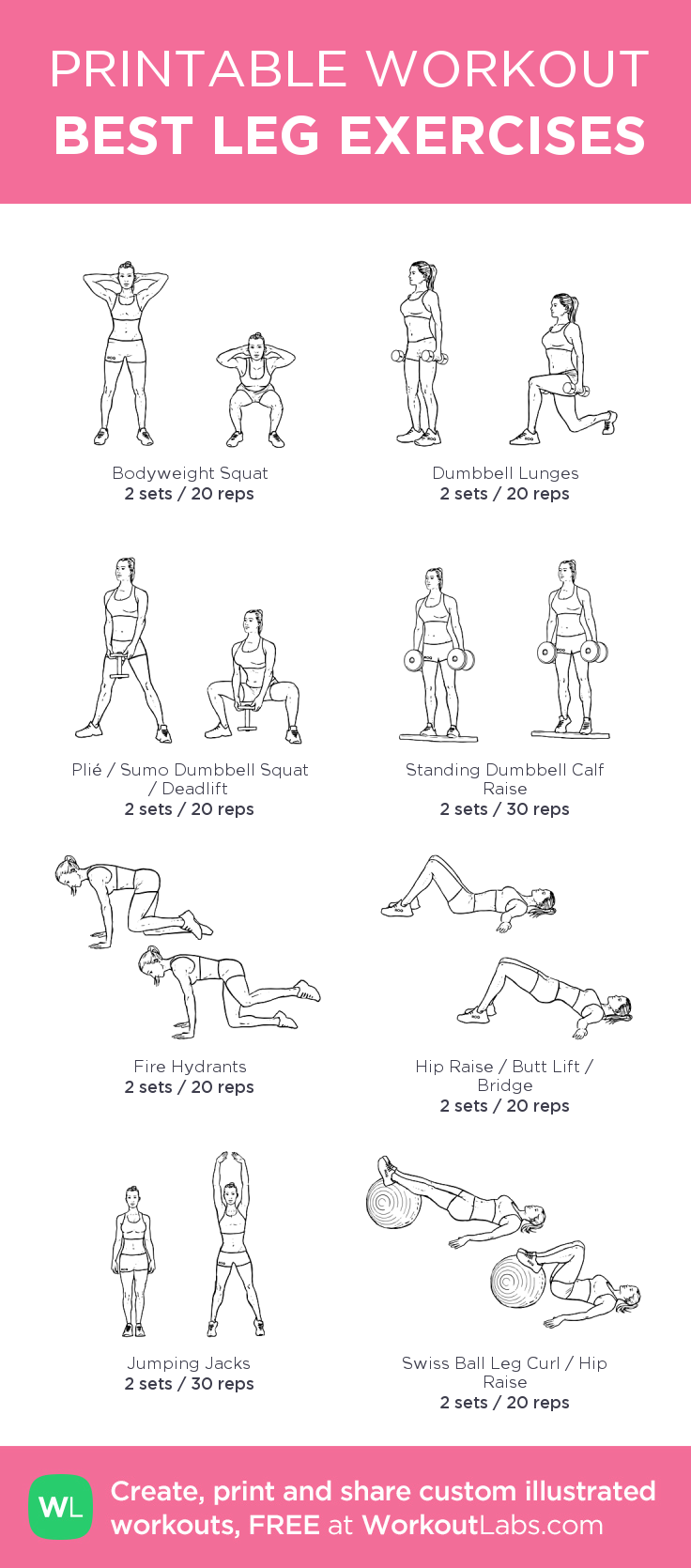 printable dumbbell workout routine